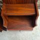 Pair of teak bedside tables