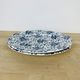 2 English plates blue flowers Royal Tudor Country style bouquet