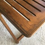 Folding wooden chair