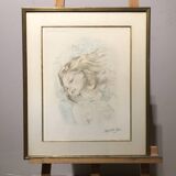 Drawing of a woman