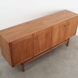 Enfilade en frêne, design danois, années 1970, Danemark