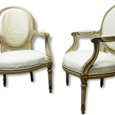 Pair of Louis XVI chairs