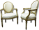 Pair of Louis XVI chairs