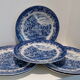 Set of 6 Churchill flat plates