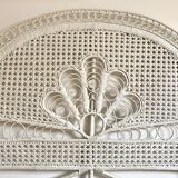 Rattan headboard