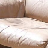 High-end leather sofa, beige De Sede sofa