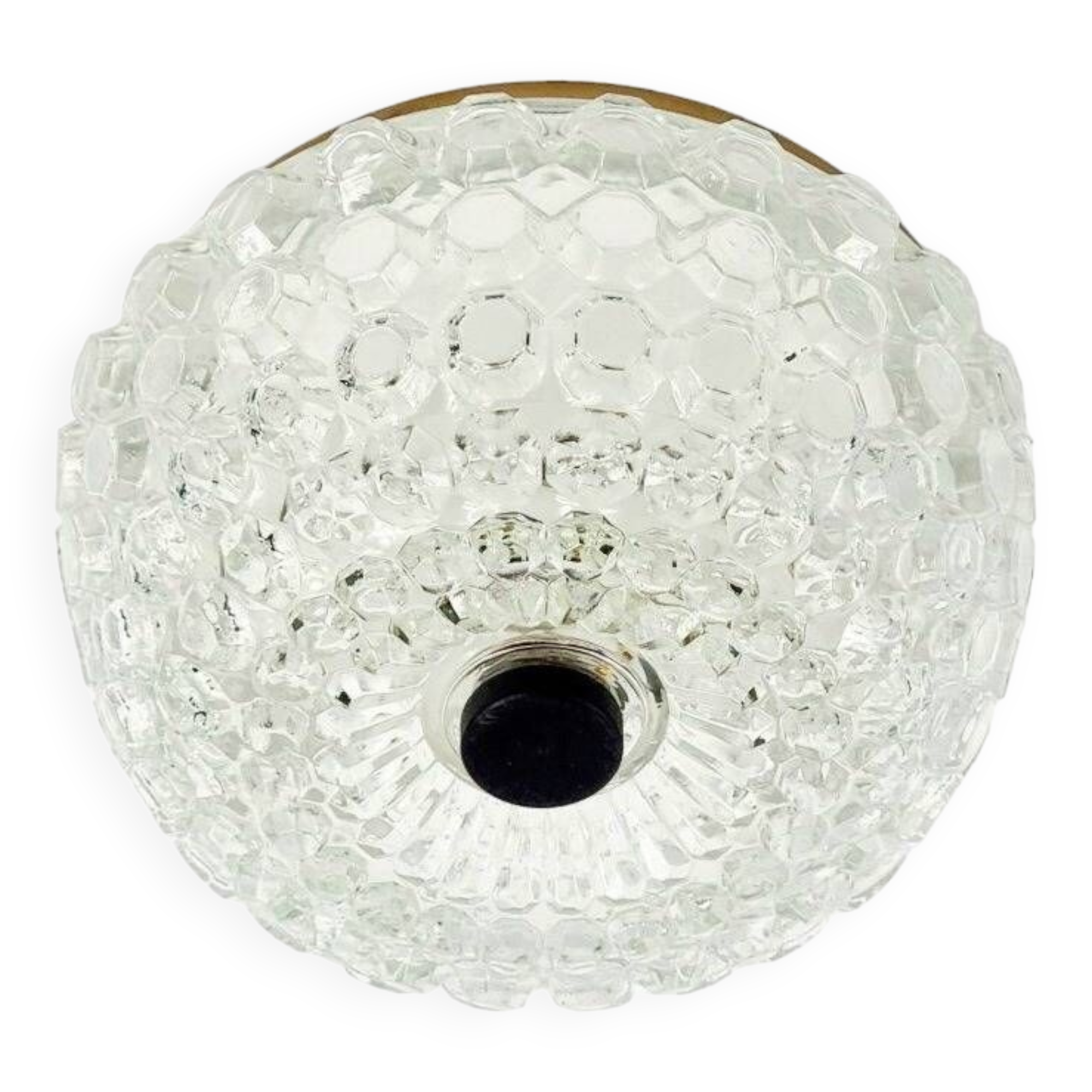 Mid-Century Bubble Glass Flush Mount/Ceiling Light from Limburg, Germany, 1960s
