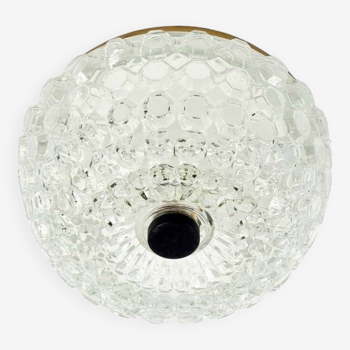 Mid-Century Bubble Glass Flush Mount/Ceiling Light from Limburg, Germany, 1960s