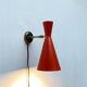 Mid-Century Diabolo Wall Lamps, 1960s, Set of 2