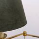 Library or reading floor lamp in brass and wood, mid-20th century.