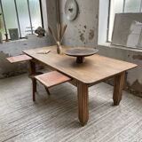 XL Butcher's Oak and Beech Farmhouse Table