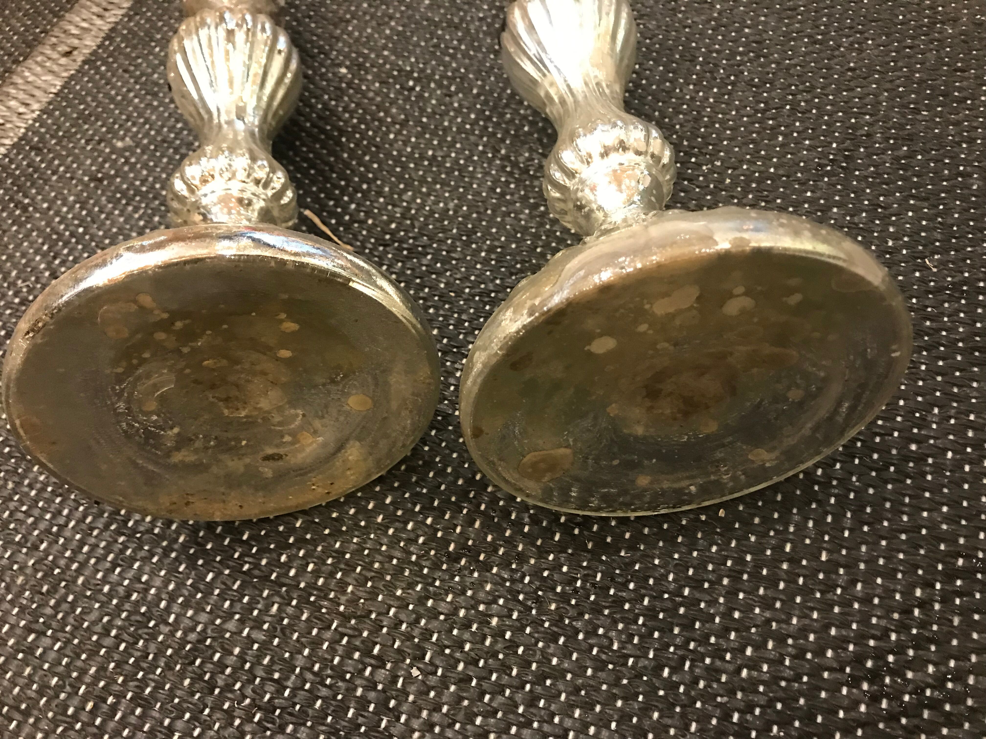 Mercurized candle holders