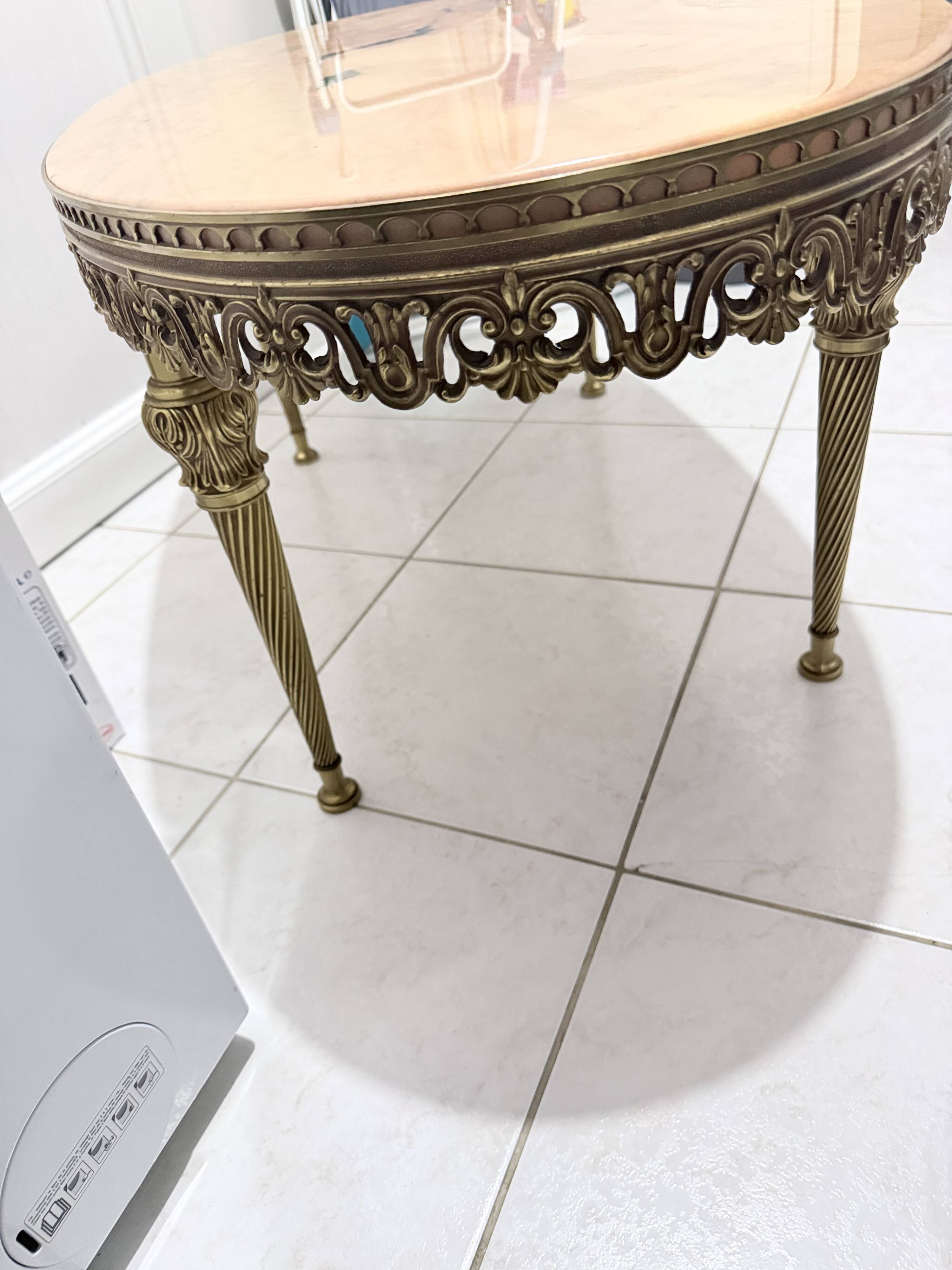 Marble coffee table