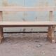 Small decorative beech bench