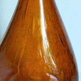 Three-sided blown glass carafe from Biot 1960s