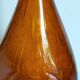 Carafe à trois faces en verre soufflé de Biot années 60