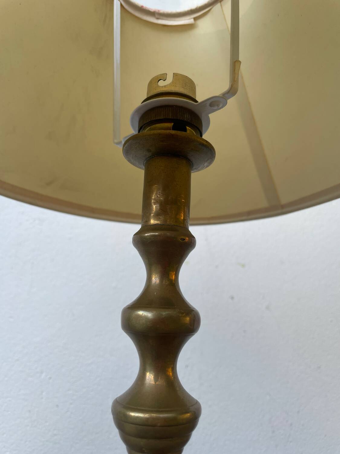 Antique gilt bronze lamp