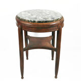 Art Deco Pedestal Table in Walnut, 1930 era