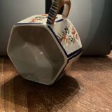 Quimper earthenware 6-sided cup