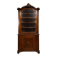 Bibliothèque d'angle époque Napoléon III en acajou