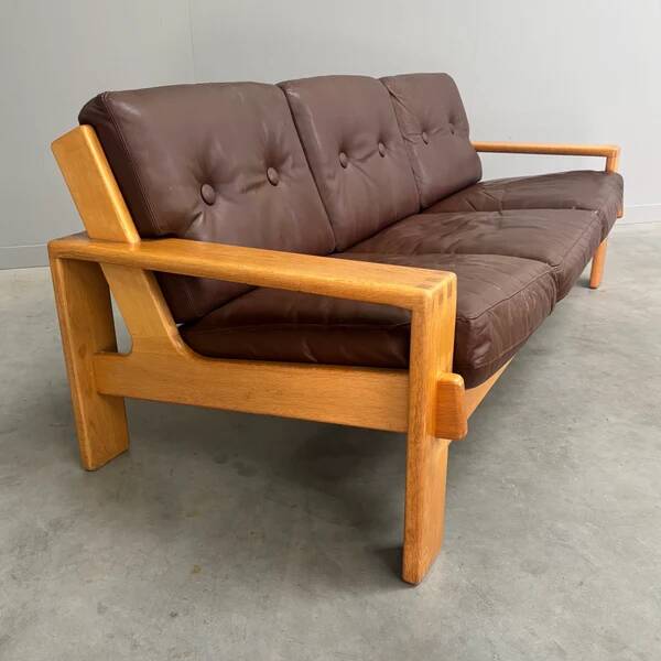 Vintage Asko Bonanza 3 seat sofa, Finland 1960s