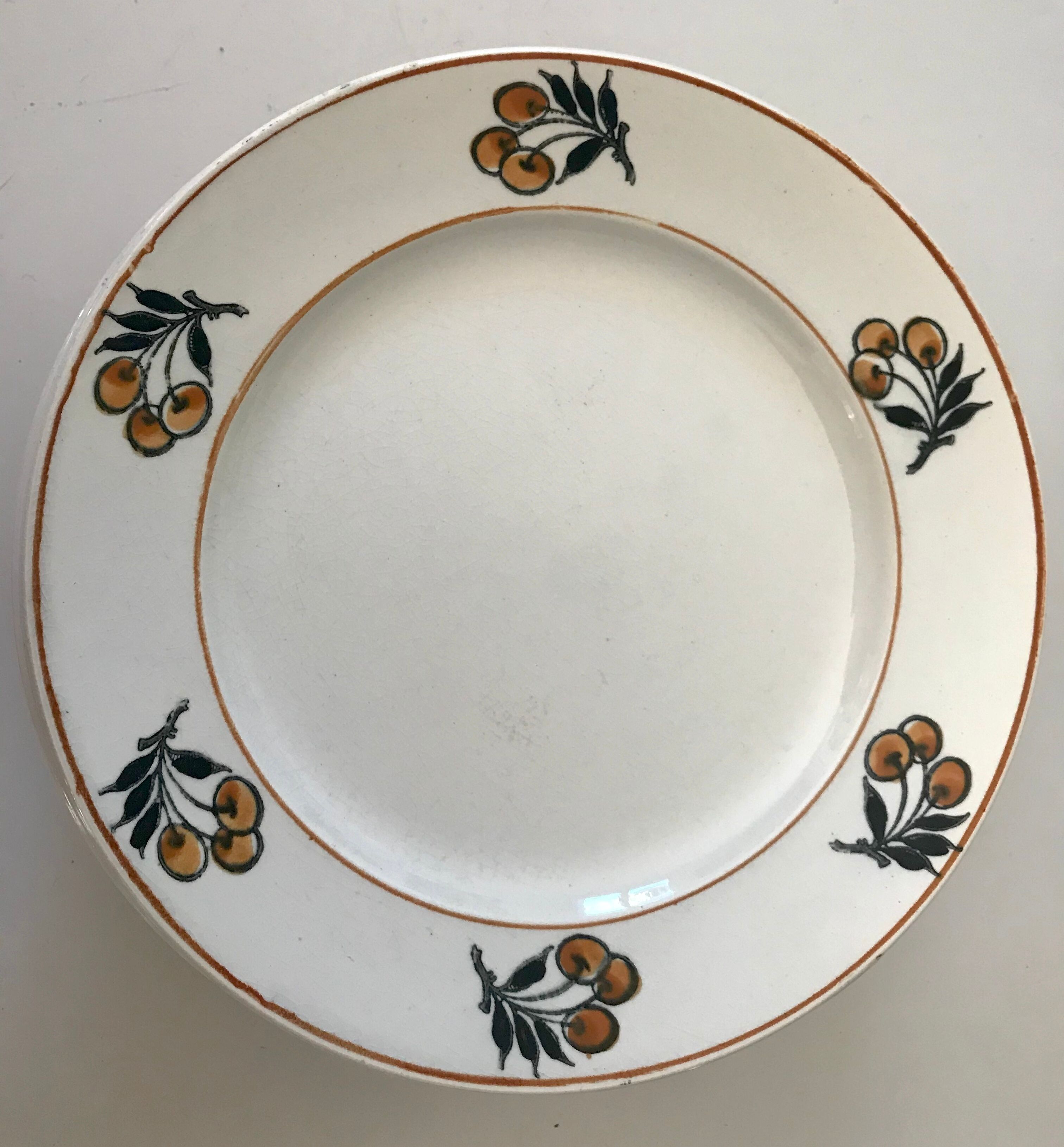 Nine dessert plates Moulin des loups - Hamage