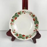 5 "Strawberry" ceramic bowls/dishes