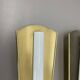 Set of 2 large 37 cm honeycomb theatre wall light elements, Germany, 1950