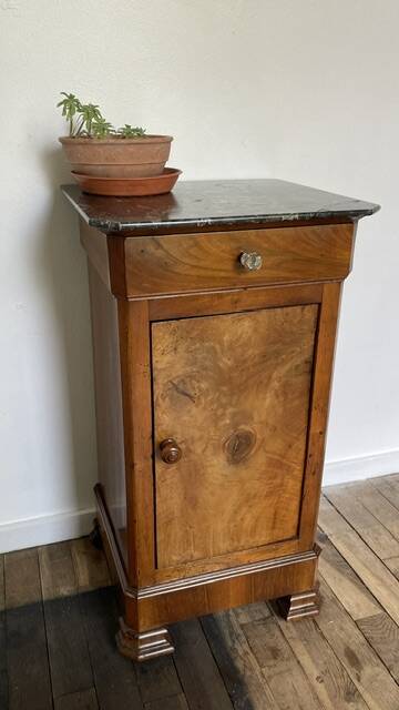 Antique Marble Bedside Table