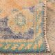 Tapis vintage crème orange clair turc 6x10, 195x313 cm