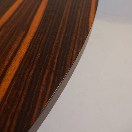 Macassar ebony round dining table Ø 128cm