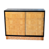 Buffet 1950 signed, lacquered black and sycamore