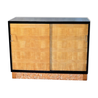 Buffet 1950 signed, lacquered black and sycamore