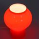 Vintage Red Glass Table Lamps attributed to Štěpán Tabery, 1970s