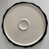 Longwy enamel and earthenware dish