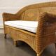 Wicker bench