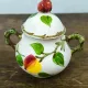 Vintage sugar bowl Villeroy & Boch "Ma Pomme" - Hand-painted - (V9)