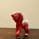 Small retro red horse from the 40s made in England/ceramic
