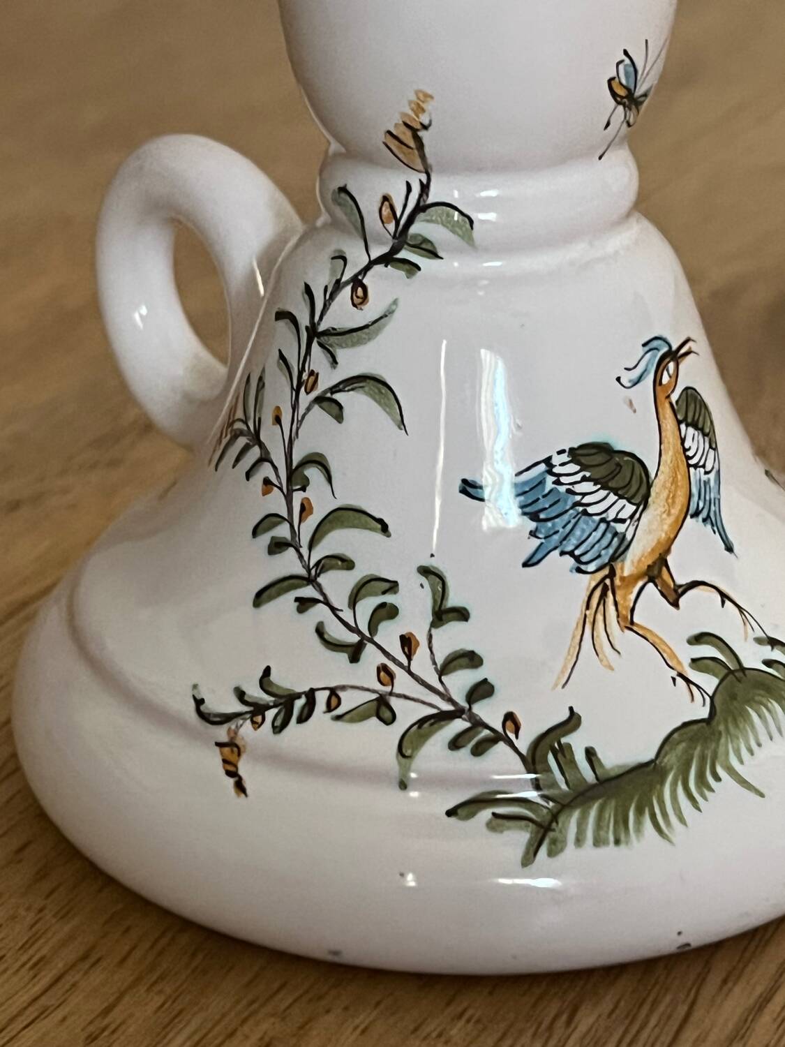 Vintage candle holder made by Lallier in Moustier