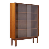 Bibliothèque ULUV, chêne clair, Tchécoslovaquie, années 1960.