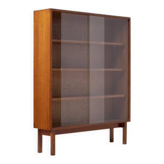 Bibliothèque ULUV, chêne clair, Tchécoslovaquie, années 1960.