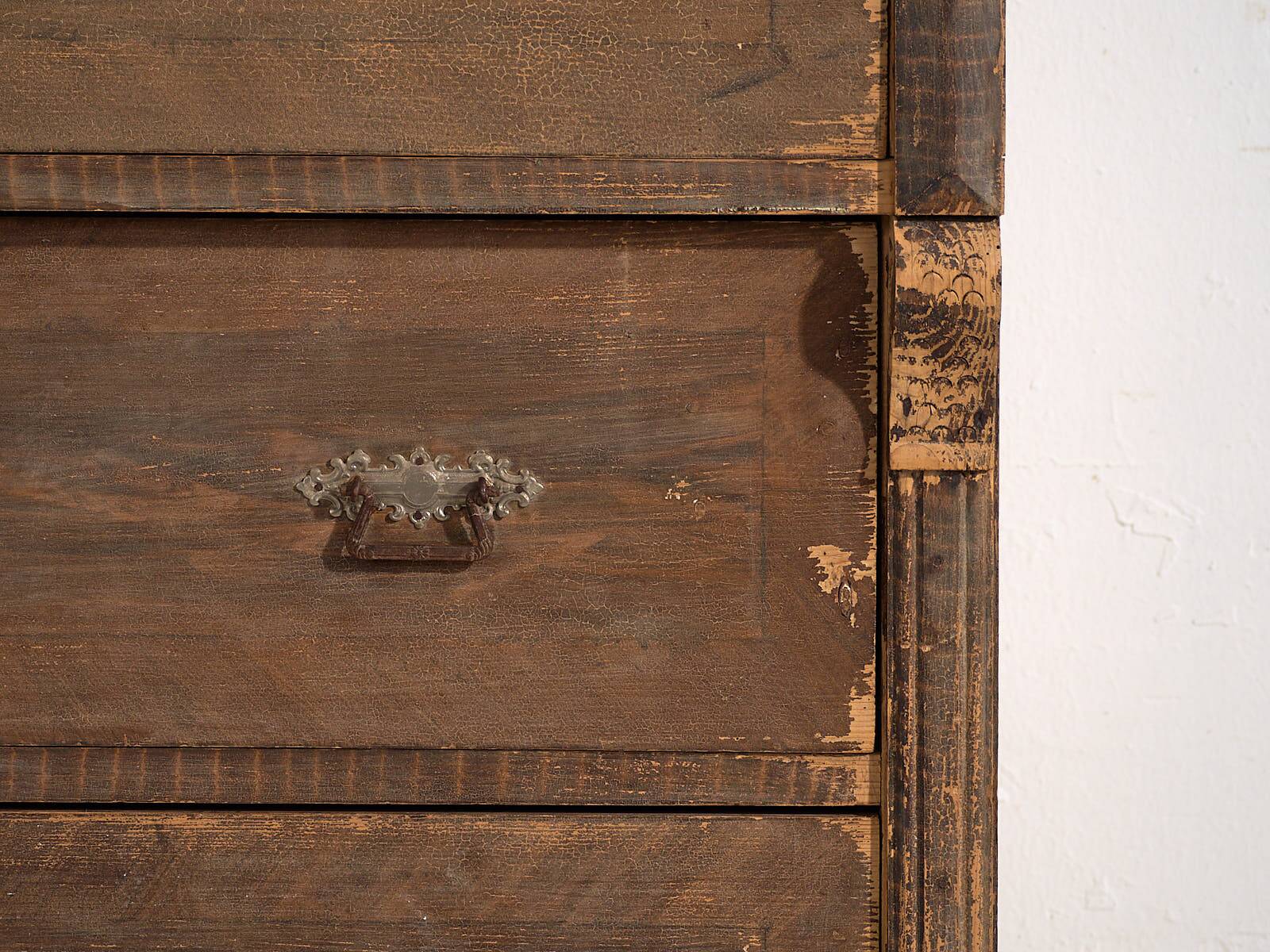 Antique patinated chest of drawers (c.1920) #43