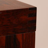 Cube bar in rio-rosewood  designed by Rolf Hesland  for Bruksbo Tegnekontor - Norway - 1960's