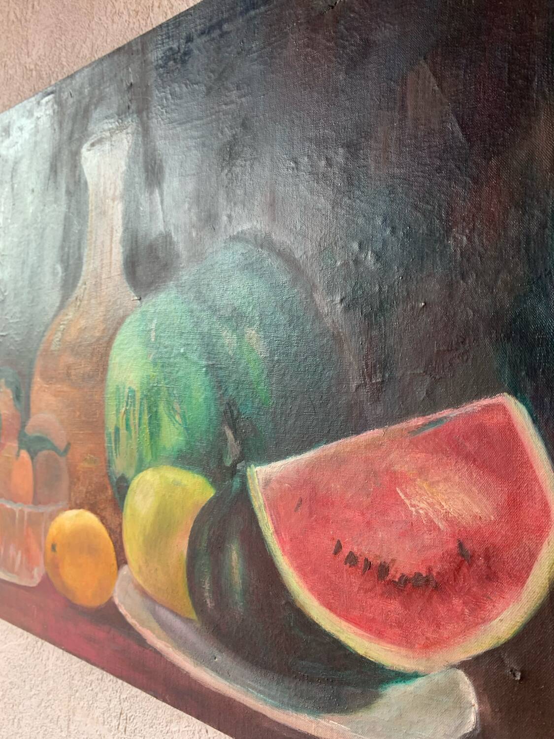 Oil on canvas still life