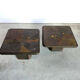 Vintage brutalist slate stone nesting by Laub, 1980s