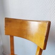 Pair of Baumann bistro chairs