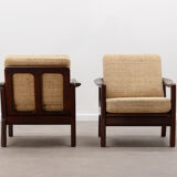Set of 2 arm chairs by Juul Kristensen for JK Denmark.