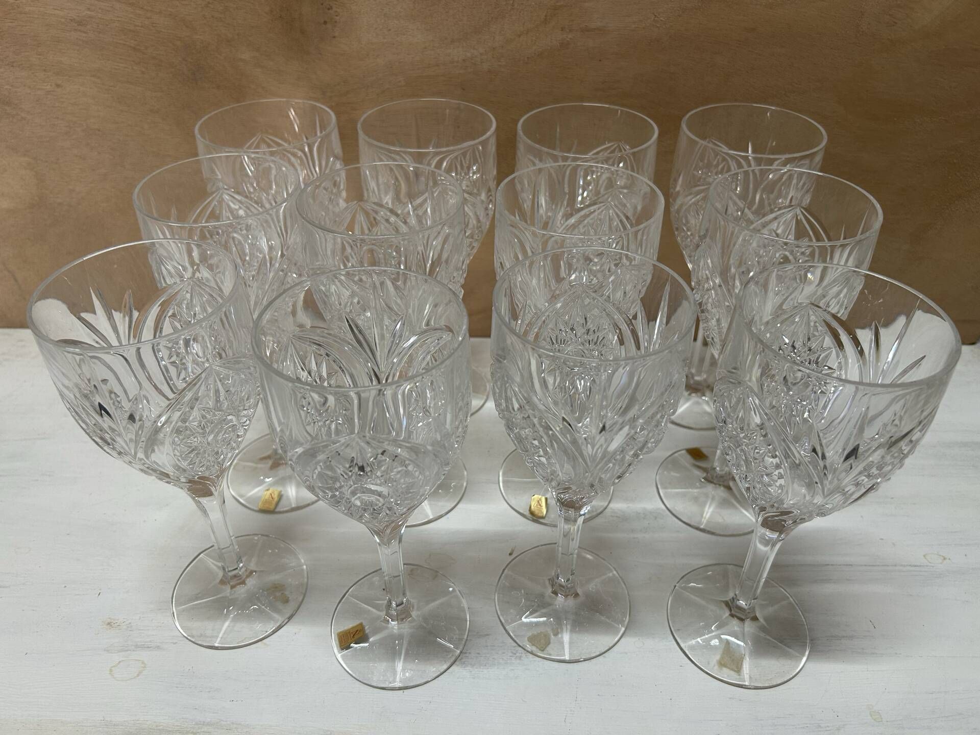 Set of 24 crystal glasses for red and white wine Nachtmann