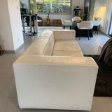 Designer leather sofa