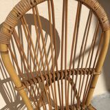 Chaise en rotin d'Audoux-Minnet